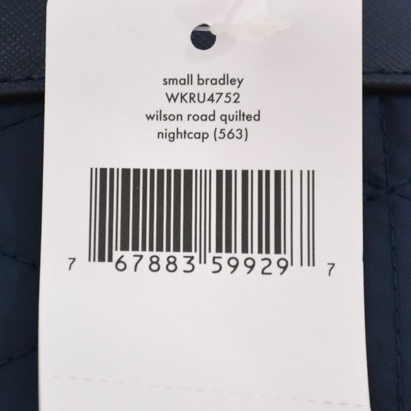 Kate Spade New York Wilson Road Quilted Navy Backpack NWT main image 3